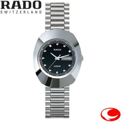 美品❣RADO　ダイヤスター　黒文字盤　レクタングル　金銀コンビ 稼動品 楽天市場】ラドー ダイヤスター 4P ダイヤモンド 腕時計 GP