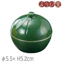 新ゆず型珍味入 緑 φ5.5xH5.2cm | 天然素材の雑貨ようび堂Yahoo!店