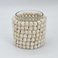 キャンドルホルダー ウッドビーズ グラスベース | young ole Yahoo!店