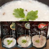 お粥 レトルト 国産だしがゆ 230g×選べる3袋 鯛だし 焼きあごだし 昆布だし おかゆ 3種 アソート | ハイマート