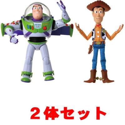 トイストーリー2 ウッディ フィギュア日本語Japanese TOYSTORY2 レア】トイストーリーウッディ 2体 トーキングスモール