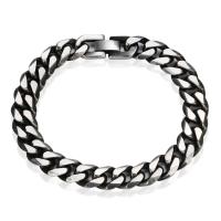 ZIYMU ジーム ブレスレット 喜平チェーン 6面 シングル 中折れ式バックル ステンレス 標準size メンズ 黒鉄色 21cm zm-b-017m | ZIYMU