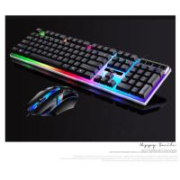 爆買ゲーミングキーボード マウス セット 有線 キーボード 英語配列