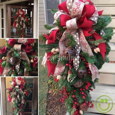 クリスマスリース 60cm（フラワーリース） | 花、ガーデニング の
