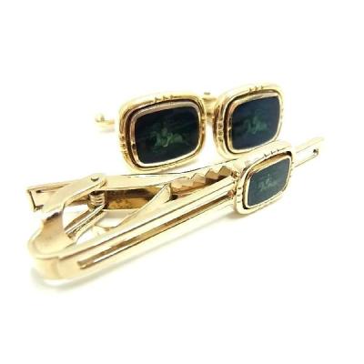 【極美品】Burberryバーバリー　カフス　グリーン　ゴールド 　ブルー　騎馬 楽天市場】【ブラックフライデー21％OFFクーポン】【中古】 バーバリー