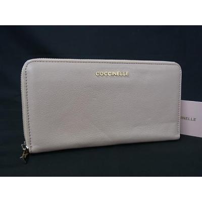 Coccinelle コチネッレ レディース財布 COCCINELLE（コチネレ)革財布 イタリアブランド ピンクベージュ