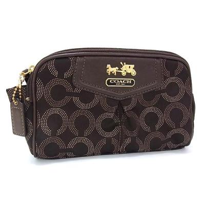 □美品□ COACH コーチ オプアート ポーチ 小物入れ マルチ