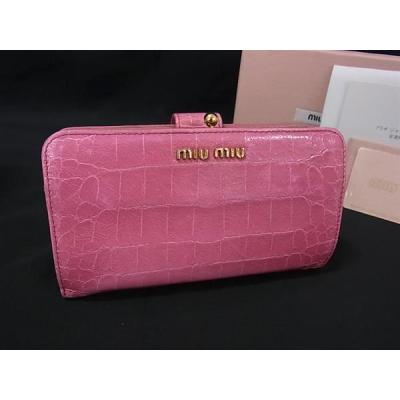 miu miu♡がま口♡長財布 MIU MIU - miumiu がま口財布 紗栄子の通販 by k's shop｜ミュウ