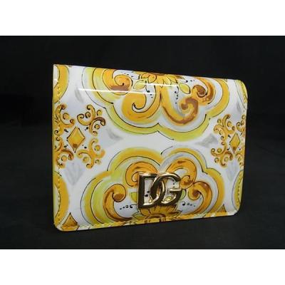 極美品 DOLCE＆GABBANA ドルチェ＆ガッバーナ 二つ折り財布 DOLCE&GABBANA メンズ二つ折り財布｜財布｜ファッション