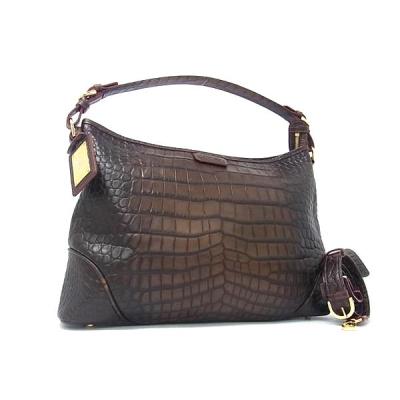 【美品】ココセリュックスゴールド COCOCELUX GOLD⭐️バッグ クロコ COCOCELUX GOLD ｻﾏﾝﾀ社製牛革ｸﾛｺ型押し 1本手2WAY ﾊﾞｯｸﾞ