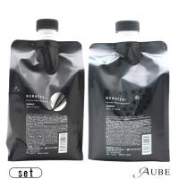 ハホニコ ケラテックス ファイバー シャンプー 1000ml トリートメント 1000g  詰め替え 合計2点セット【宅急便対応】 | AUBE オーブ Yahoo!ショッピング店