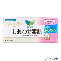 花王 ロリエ しあわせ素肌 超スリム ふつうの日用 羽つき 24個入【ドラッグストア】【ゆうパック対応】 | AUBE オーブ Yahoo!ショッピング店