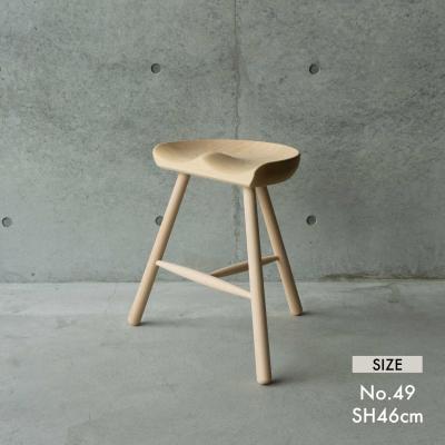 Y's　スツール 東谷 スツール 高さ45cm スタッキング ファブリック （ 木製