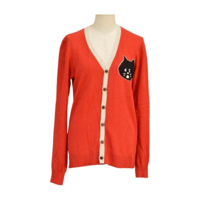 Ne-net ネネット ニャー 裏地猫柄ダッフルコート ブラウン ネネット ねねっと Ne'-net ダッフルコート カーキー USED