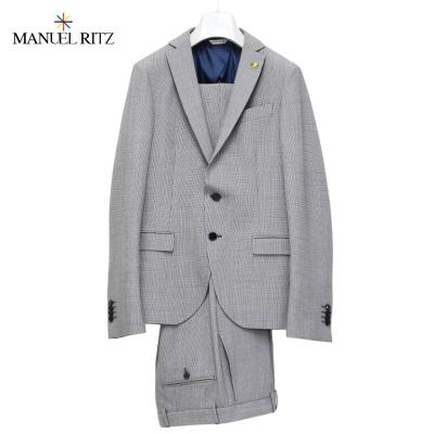 週末までの価格 未使用　マニュエルリッツ　スーツ46　ダークグレー manuel ritz（メンズスーツ、フォーマル） | ファッション の商品一覧