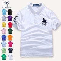 ポロシャツ メンズ 半袖 無地 POLO ビジネス カジュアル ポロ ゴルフウェア ポロTシャツ カラー配色 16色展開 新作 
