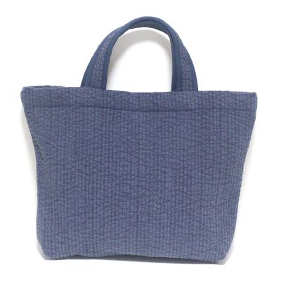 ヌビバッグ 刺繍（レディースファッション）（色：ネイビー系