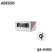 アデッソ ワイヤレスチャージングクロック QA-02RG ローズゴールド 別途料金にて名入れ対応可能 | ユアサeネットショップ Yahoo!店