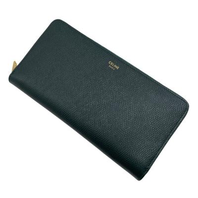 CELINE 長財布 二つ折り 財布 フラップ レザー レディース CELINE 長財布 二つ折り 財布 フラップ レザー レディース