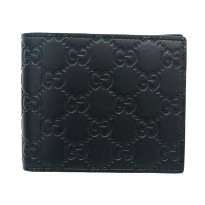 【中古品】GUCCI グッチ ダブルG カーフレザー 2つ折り財布 メンズ GUCCI - グッチ GUCCI 財布 二つ折り GG マーモント ウォレット