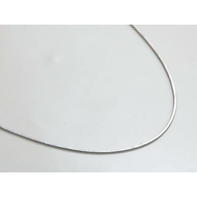 スネークチェーン k18(アクセサリー素材:ホワイトゴールド)の スネークチェーン k18(アクセサリー素材:ホワイトゴールド)の