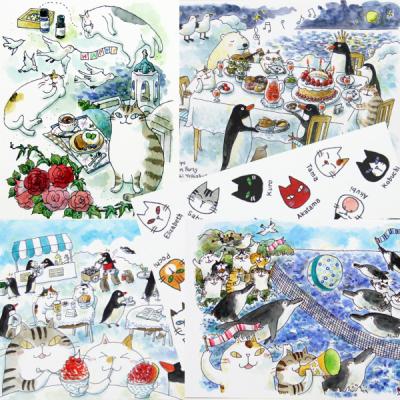 吉沢深雪、アロマライト、Cat Chips アロマディフューザー 猫と花 有田焼 Miyuki Yoshizawa ティーバッグトレイ Cat chips 吉沢