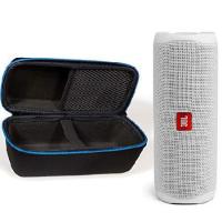 JBL Flip 5 Waterproof Portable Wireless Bluetooth Speaker Bundle with divvi! Protective Hardshell Case - White | yukinko3号店