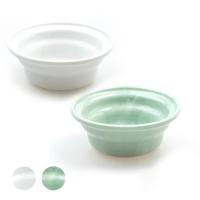 オーカッツ 猫 皿 にゃんマグ ヘルスウォーター ボウル 水飲み 陶器 グリーン ホワイト (選べる2色) | YuLago