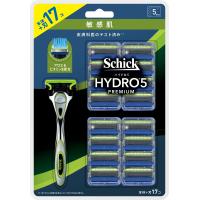 Schick(シック) ハイドロ5プレミアム 敏感肌 クラブパック(ホルダー(刃付き)+替刃16コ) 髭剃り カミソリ 男性用 シルバー | ゆきのこストア