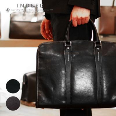 【美品】INDEED/インディード ビジネスバッグ レザー 本革 ショルダー Sold Out】インディード｜INDEED｜ショルダーストラップ付2way