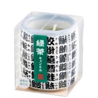 カメヤマ 緑茶キャンドル （小） | ゆめ画材