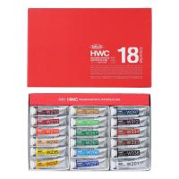 ホルベイン 透明水彩絵具 18色セット 15ml 5号チューブ W442 | ゆめ画材