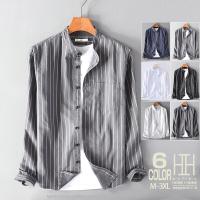 シャツ メンズ メンズシャツ 長袖シャツ メンズ ボタンダウンシャツ バンドカラーシャツ メンズ 春服 メンズ 夏服 メンズ | 夢価格