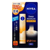 【医薬部外品】《花王》 ニベア ディープモイスチャーリップ メルティタイプ はちみつの香り 2.2g | 夢海月