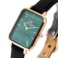 ダニエルウェリントン 腕時計 QUADRO PRESSED SHEFFIELD 20×26 ローズゴールド DW00100439 クアドロプレスド グリーン | ユメルカ