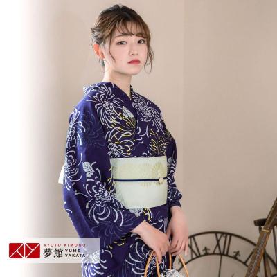 【新品】浴衣　花火　菊　古典柄　ネイビー　紺　モダン 大人 浴衣 菊 花火 ネイビー 紺 モダン 古典柄 シック - メルカリ