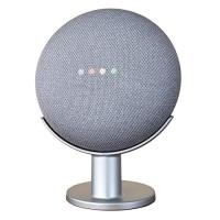 Mount Genie Pedestal Nest Mini (第2世代) Google Home Mini (第1世代)用 | サウンドと外観を向上 | 最もクリーンなマウントホルダースタンド ミニ用 (シルバー | 輸入ストア-World Trade