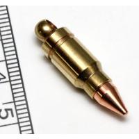 弾丸パーツストラップ 　ゴールド×ブロンズ　29mm | クラフトハウス