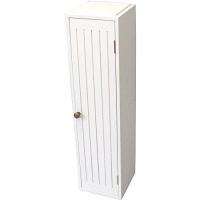 オスマック(OSMAC) トイレ収納 スタッキング可能 扉 完成品 ディフューザー 観葉植物 幅15×奥行17×高さ60.5cm ホワイト KDM- | ユリとソラ