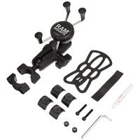 ラムマウント(RAM MOUNTS) マウントセット Xグリップ&amp;amp;バーマウントベース (標準アーム)バー径19mm-25.4mm スマートフォン用 | ユリとソラ