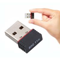 USB2.0 Wifi 無線LAN 子機 アダプター IEEE802.11n/g/b 2.4GHz . | うめのやonline