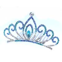 【並行輸入品】ミニティアラ キラキラヘアコーム 《サファイアブルー》 カチューシャ 髪飾り プリンセス 衣装 結婚式 舞台 ドレス . | うめのやonline