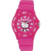 腕時計 時計 CITIZEN Q&amp;Q  Hello Kitty (ハローキティ) ダイバー アナログ表示 10気圧防水 ピンク VQ75-430 レディース . | うめのやonline