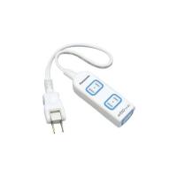 パナソニック　ザ・タップＦ ジャストフィット 3コ口 スナップキャップ・30cmコード付 タイプＸ　ホワイト　【品番：WHF21033WP】 | 生活雑貨 yutorito