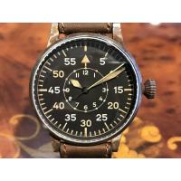 ラコ 腕時計 Laco リジナル パイロット ライプツィヒ エアブシュトゥック 手巻 (ETA2801.2) 42mm 861936 メーカー保証2年つきの正規販売店商品です | 優美堂