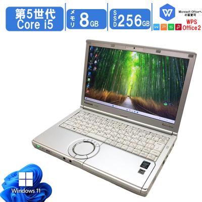 Win11搭載 CF-NX4 メモリ8GB SSD256GB Let's note NX ノートパソコン 中古 12型 Panasonic CF-NX4