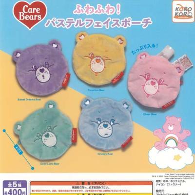 バッグ 全5種セット 「ケアベア ふわふわ! パステルフェイスポーチ