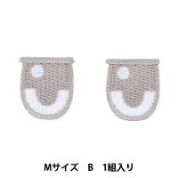 ワッペン 『ぬいフェイスワッペン Mサイズ B NUIW-02』 KIYOHARA 清原 | ユザワヤ