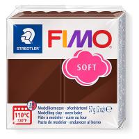 樹脂粘土 『FIMO SOFT (フィモソフト) 56g 8020-75 チョコレート』 STAEDTLER Noris Club ステッドラー ノリスクラブ | ユザワヤ