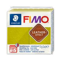 樹脂粘土 『FIMO LEATHER EFFECT (フィモレザーエフェクト) オリーブ 8010-519』 STAEDTLER ステッドラー | ユザワヤ